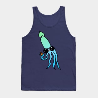 Sunscreen Squid Tank Top